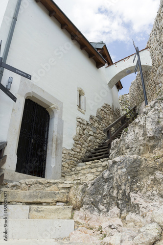 Stairs in the Castle of Csokako photo