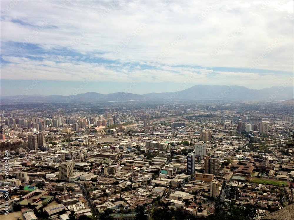 City View of Santiago, Chile