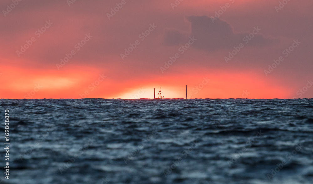 Sonnenuntergang an der ostsee