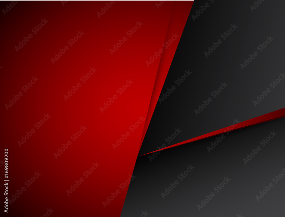 Abstract Red Background with Stripes. Minimal Banner.