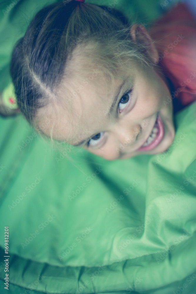 Little girl in playground. Caucasian girl looking at camera. Little girl in playground. Caucasian girl looking at camera.