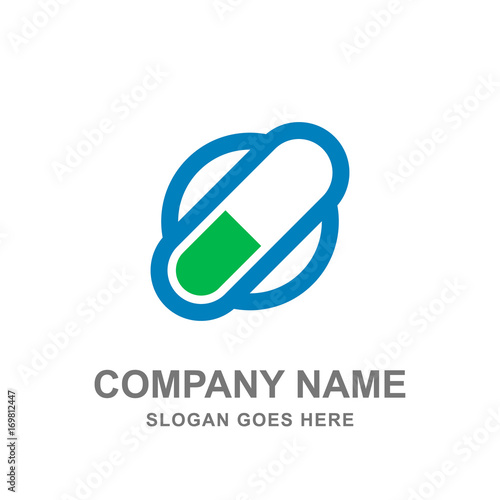Drugstore Medical Pharmacy Logo