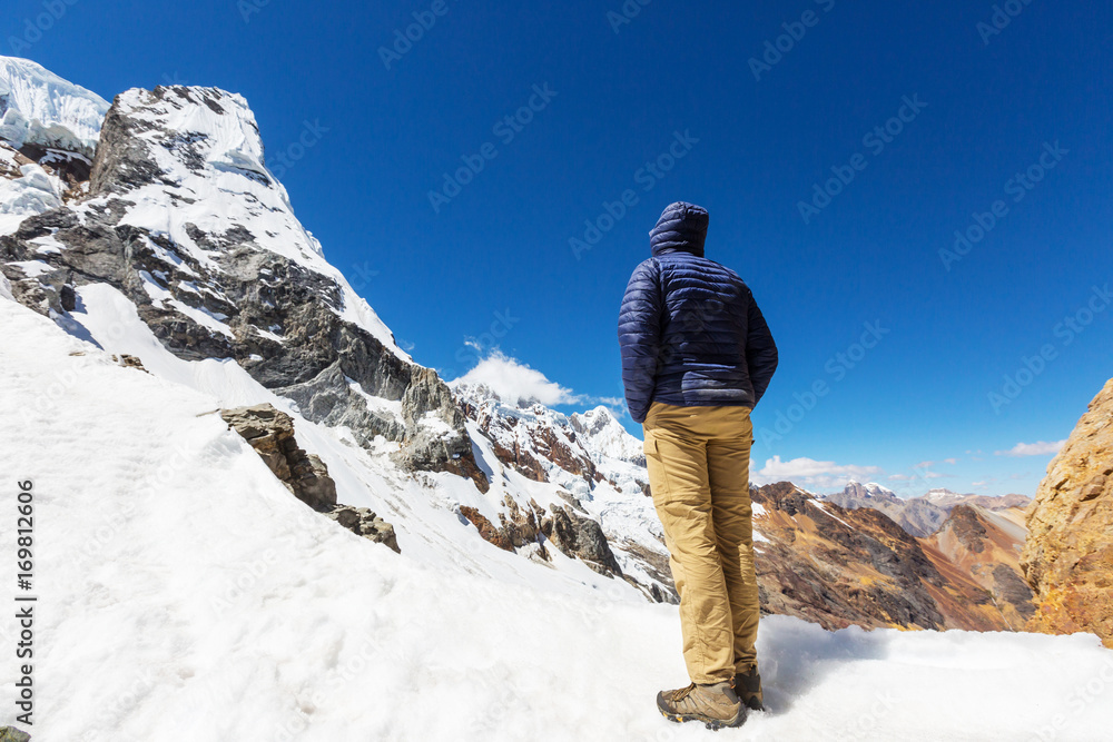 Naklejka premium Hike in Peru