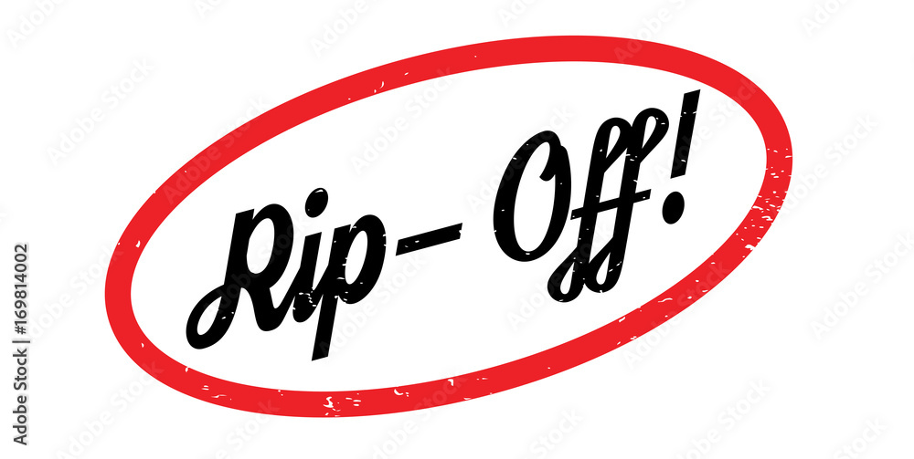 Rip-Off rubber stamp. Grunge design with dust scratches. Effects can be easily removed for a clean, crisp look. Color is easily changed. Rip-Off rubber stamp. Grunge design with dust scratches. Effects can be easily removed for a clean, crisp look. Color is easily changed.