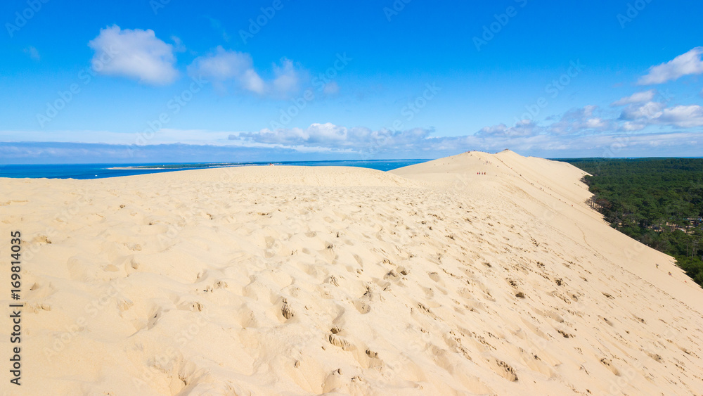 Dune de Pilat, France, in summer