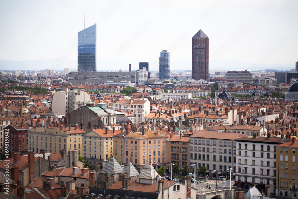 Vista panorámica de Lyon