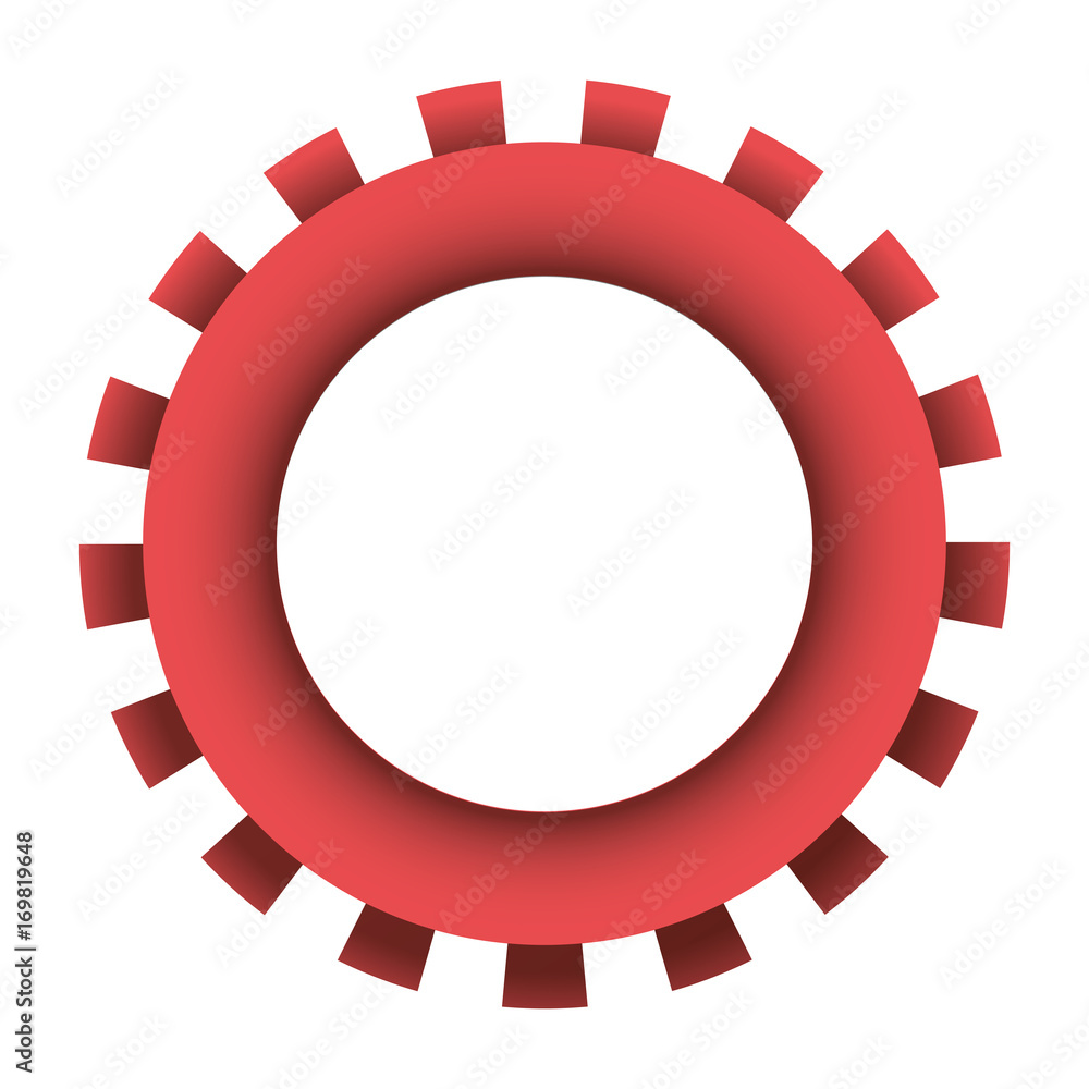 pinion icon colorful in white background pinion icon colorful in white background
