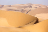 Namib desert, golden sea of sand dunes, Namibia, Africa. Swakopmund