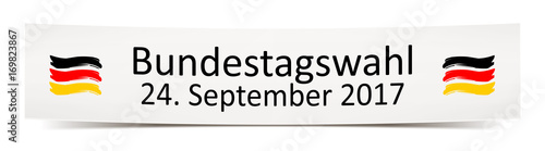Bundestagswahl September 2017 - Datum Termin