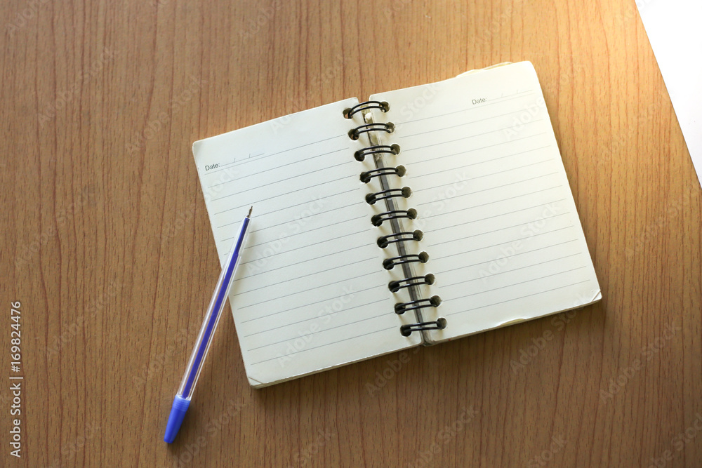 note and pen note and pen
