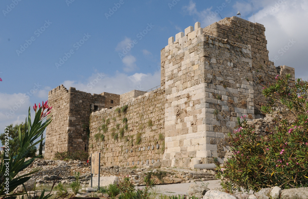 Libanon: Kreuzritterburg in Byblos, Unesco Weltkulturerbe