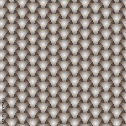 Fotografija Seamless wickerwork triangle surface pattern