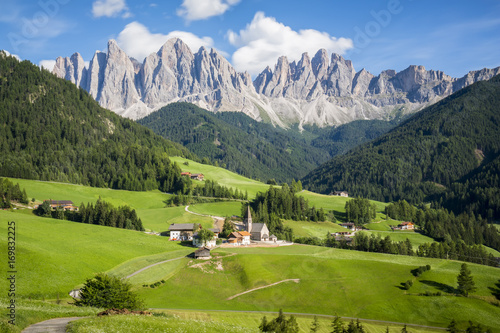 Italy dolomites - Val di Funes in summer photo
