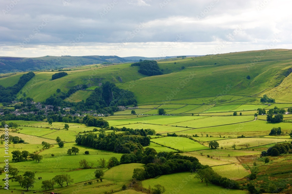 The English Peak District, close to the village of Castleton.