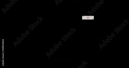 Poker cards rotating, camera transition with alpha channel