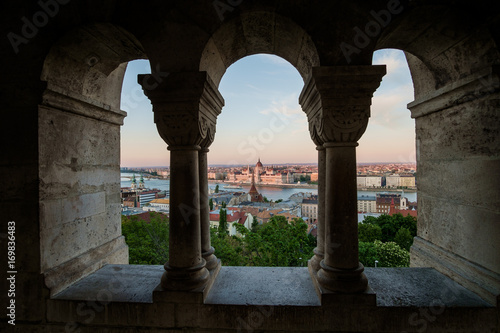 Photography Budapest the capital of Hungary crossed by the Danube River