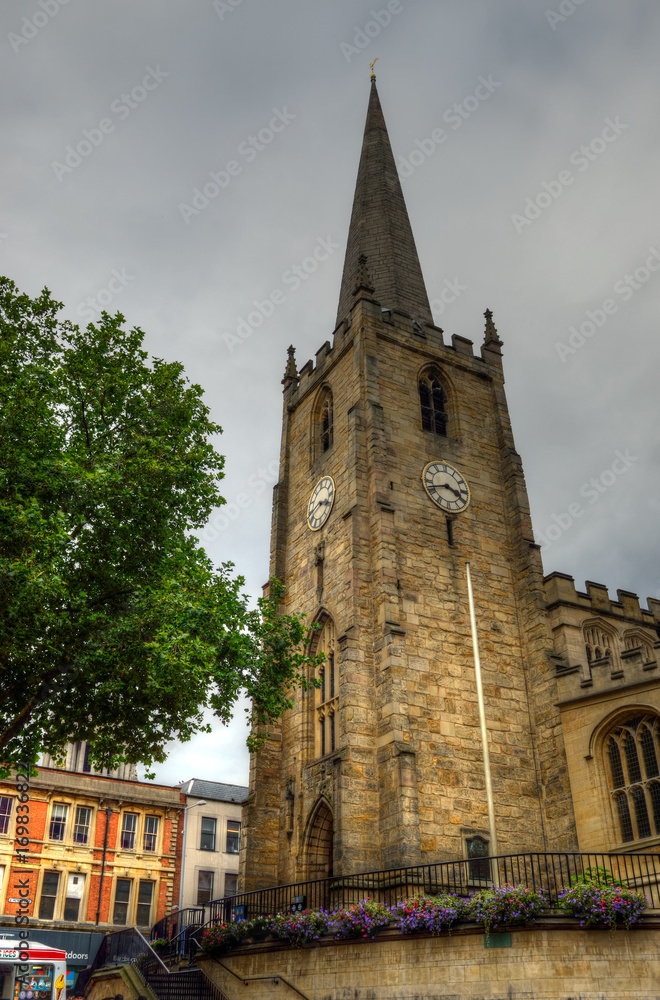 Fototapeta premium Old architecture in Nottingham, England..