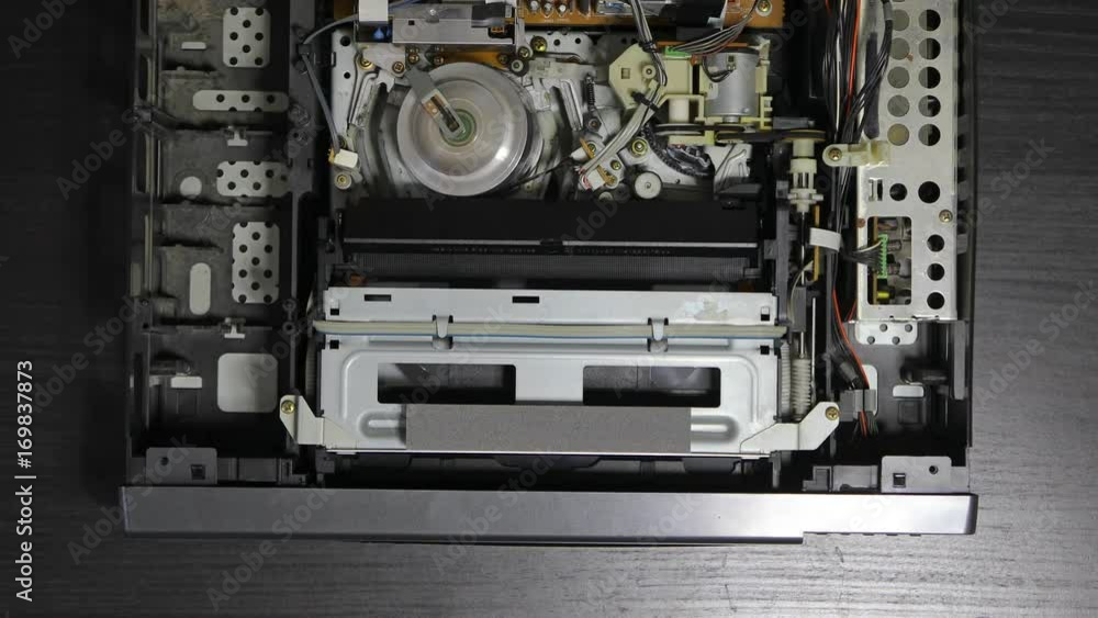 VHS Video Tape Player Inside VHS Video Tape Player Inside