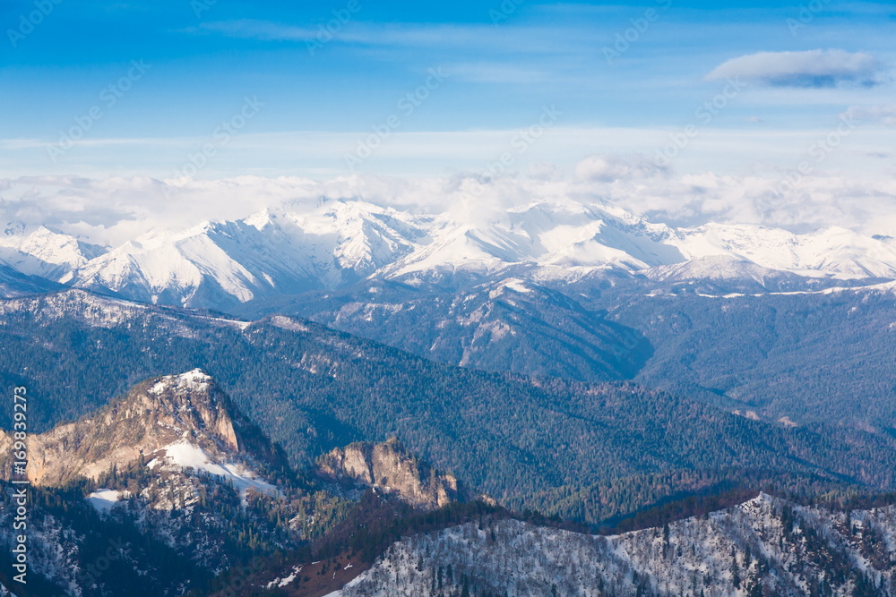 Fototapeta premium Mountain day autumn