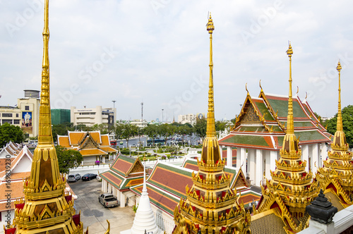 Wat Ratchanatdaram - Buddhist temple (wat) located in Phra Nakhon district, Bangkok, Thailand