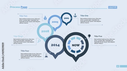 Five Time Pointers Slide Template