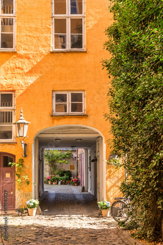 Photography Typical street in Copenhagen