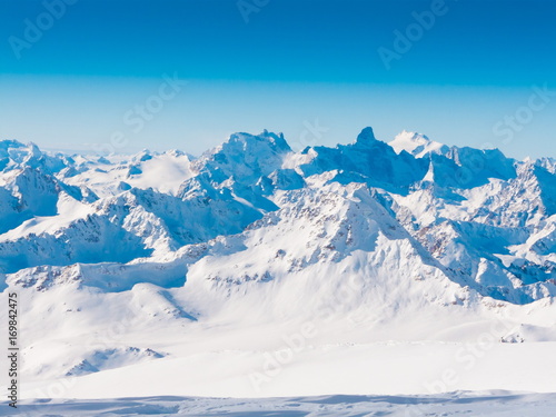 Mountain winter. Caucasus