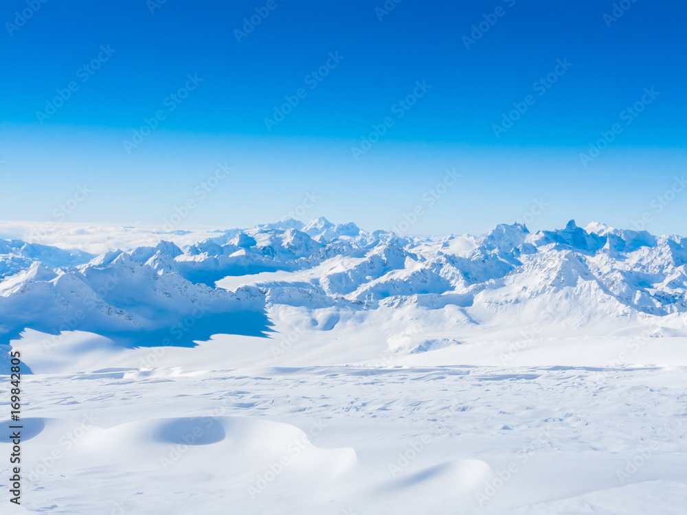 Fototapeta premium Mountain winter. Caucasus