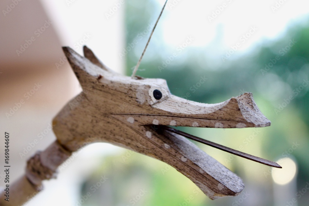Fototapeta premium Wooden Dragon Head