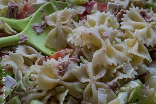 tuna pasta salad, healthy food