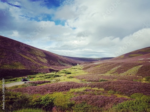 Heidelandschaft bei Glenlivet, Schottland photo