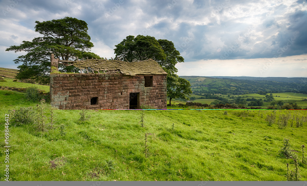 Roach End Barn in the Peak District