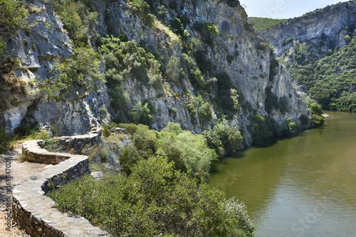 Greece, Eastmacedonia, Nestos River Gorge photo