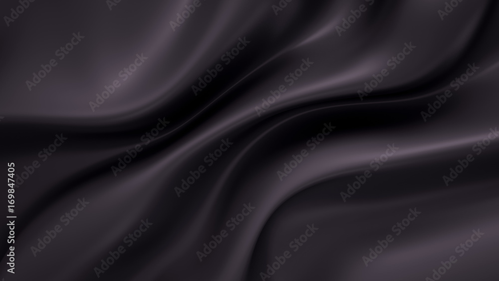 Fototapeta premium Beautiful background with drapery. 3d illustration, 3d rendering.