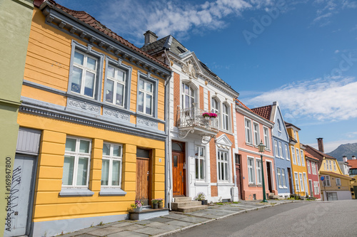 Maisons colorés de Bergen, Norvège