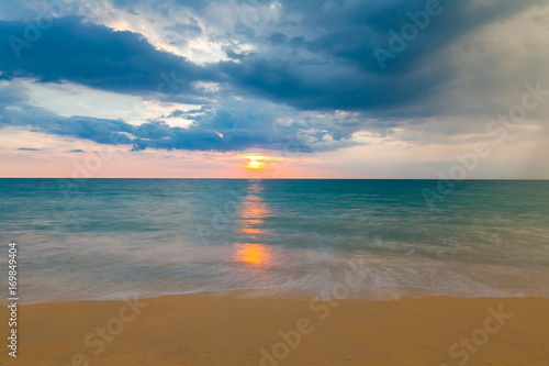 Thailand. Sea sunset