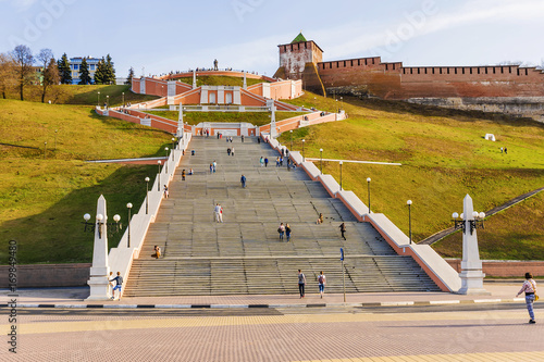 Chkalov ladder in Nizhny Novgorod, Russia photo