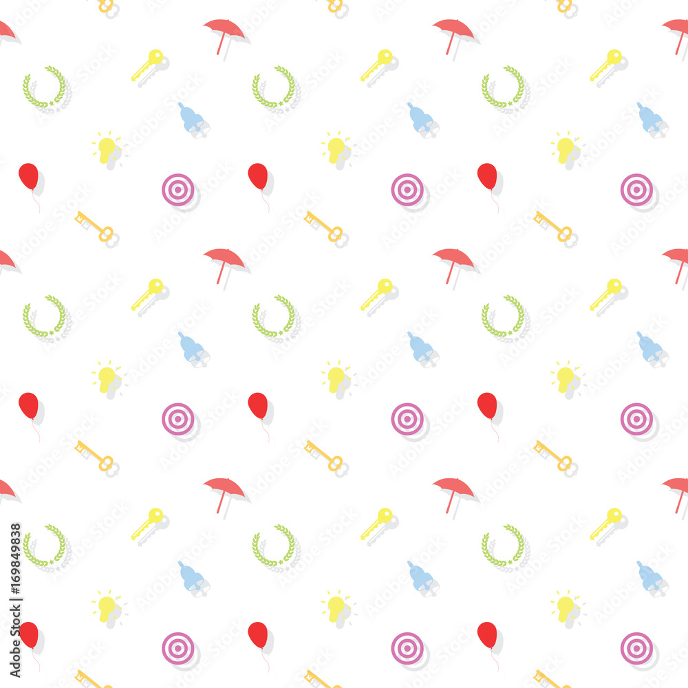 Business And Leadership Symbols Seamless Pattern Business And Leadership Symbols Seamless Pattern