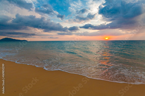 Thailand. Sea sunset