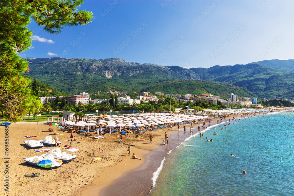 Obraz premium Beach in Budva, Montenegro