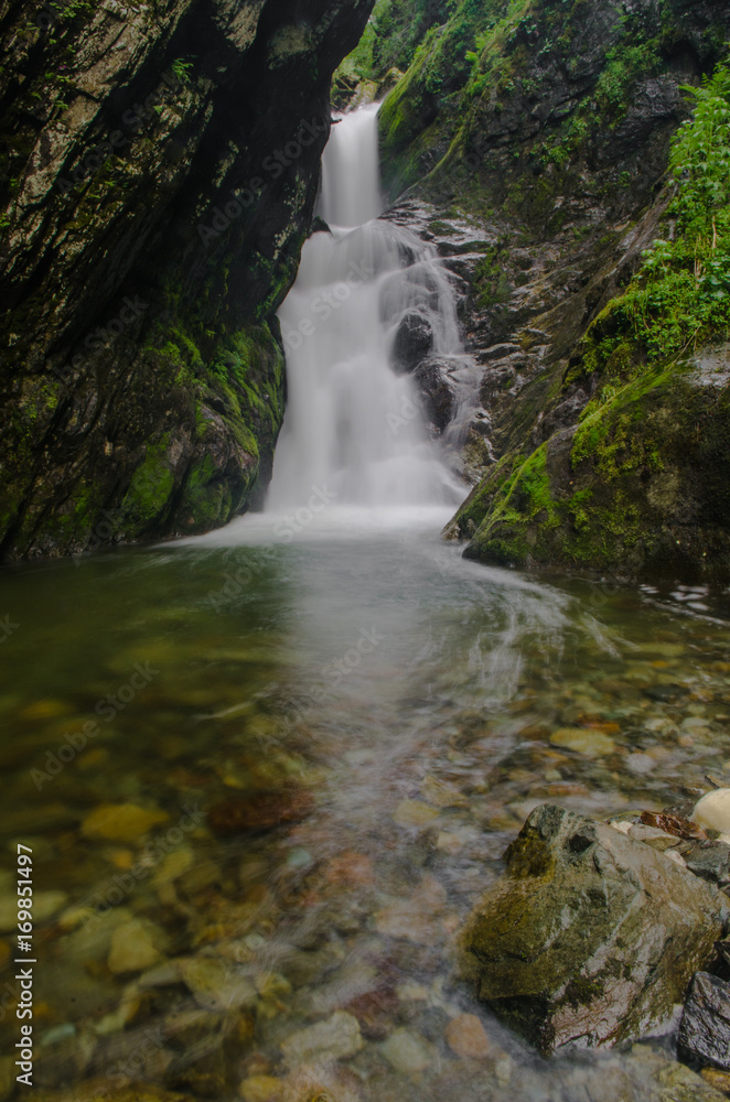 Fototapeta premium Waterfall of River Estyuba