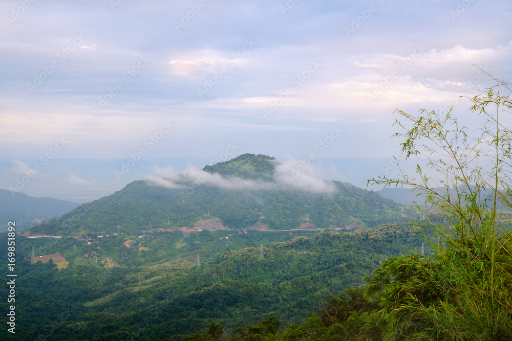 Mountain and mist / View of mountain and mist. Mountain and mist / View of mountain and mist.