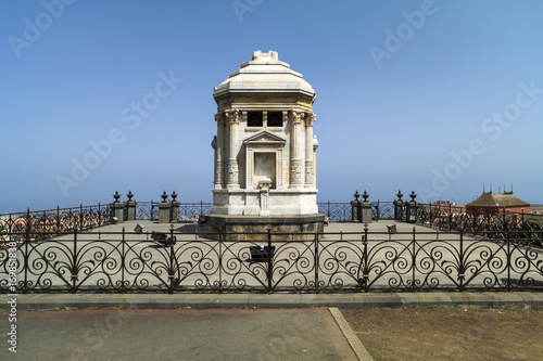 The Park Jardines del Marquesado de la Quinta Roja better known as Jardin Victoria in the town Orotava, Tenerife, Spain. photo