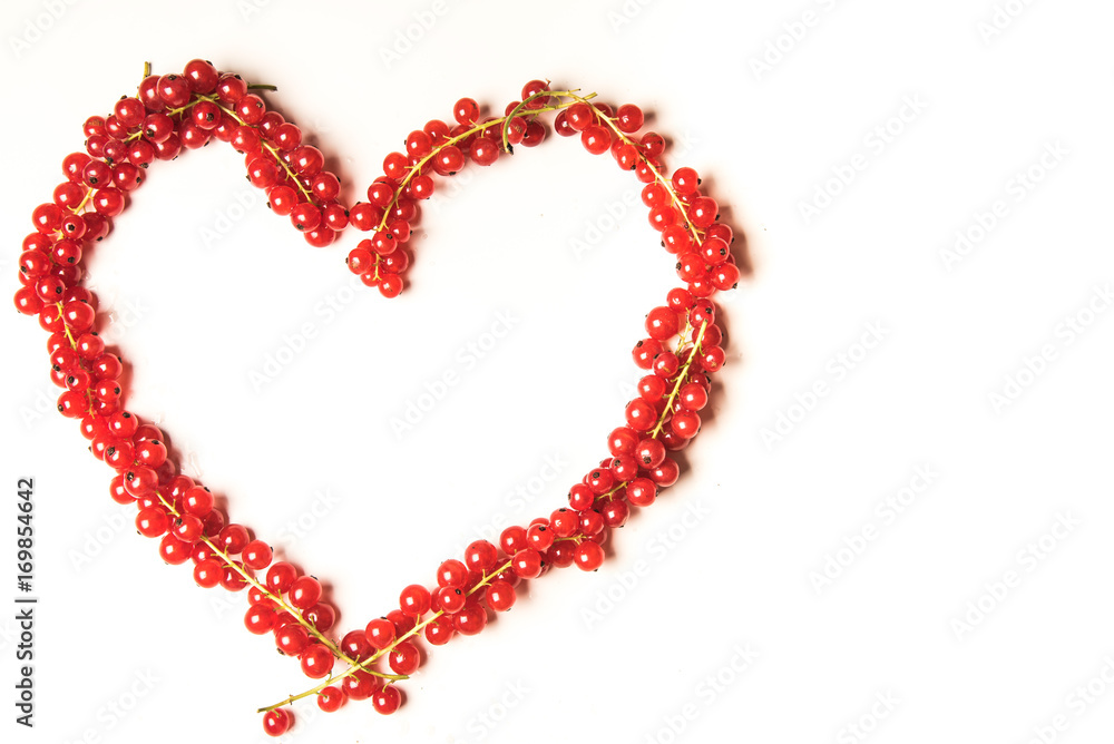 Red currant heart