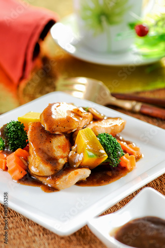 Chicken stir fry