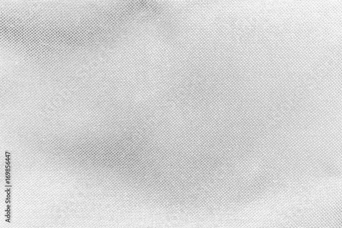 Textured white fabric cloth texture with natural patterns can be used as background
