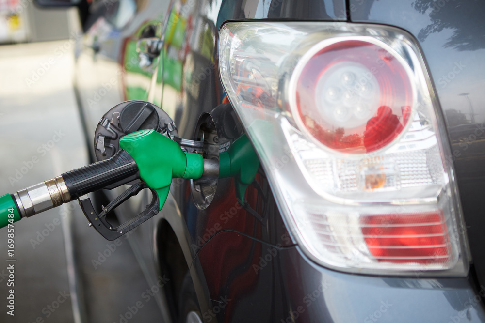 Refueling car. Refueling car.