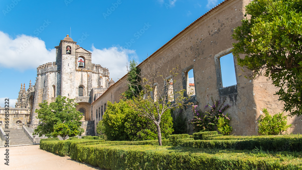     Tomar in Portugal, Convent of Christ, roman monastery
