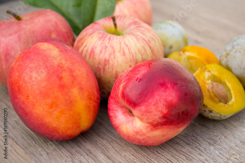 peaches apples and plums