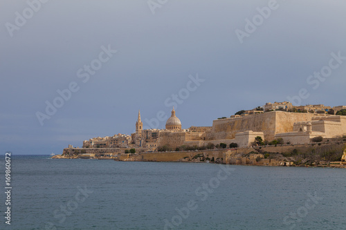 View on Valletta from the sea.